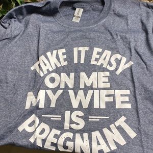 Size Large Gray T shirt- dads shirt